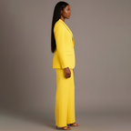 Women's Two-Piece Set with Blazer and Wide Leg Trousers, view 16 of 18