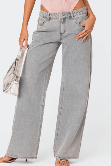 Women's Wide Leg Jeans with High Waist Full Length, view 1 of 5