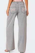 Women's Wide Leg Jeans with High Waist Full Length, view 2 of 5