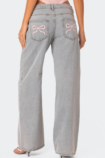 Women's Wide Leg Jeans with High Waist Full Length, view 2 of 5