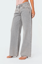Women's Wide Leg Jeans with High Waist Full Length, view 5 of 5
