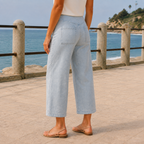 Women's Wide Leg Jeans with Relaxed Full Length, view 2 of 4