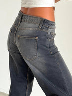 Women's Wide Leg Jeans with Tailored Full Length, view 8 of 12