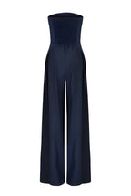 Women's Wide Leg Jumpsuit with Strapless Tailored Fit, view 5 of 9