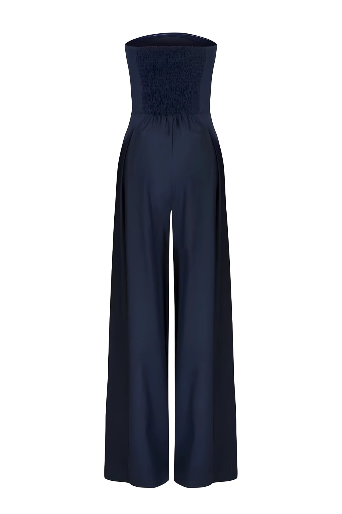 Women's Wide Leg Jumpsuit with Strapless Tailored Fit, view 5 of 9