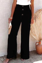 Women's Wide Leg Trousers with High Waist Tailored Fit, view 7 of 10