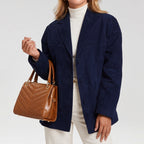 Women's Wool Overcoat with Longline Tailored Fit, view 2 of 4