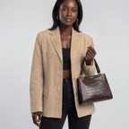 Women's Wool Overcoat with Longline Tailored Fit, view 4 of 4